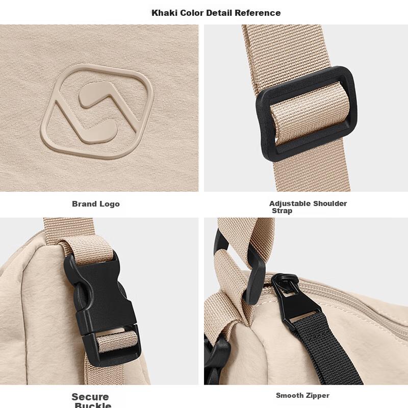 GOLF Shoulder Bag, Casual Crossbody Bag, Water-Resistant Sport Bag