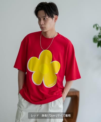 [IMPROVES] [SIDEWAYSTANCE] Mosaic Flower Short Sleeve T-Shirt