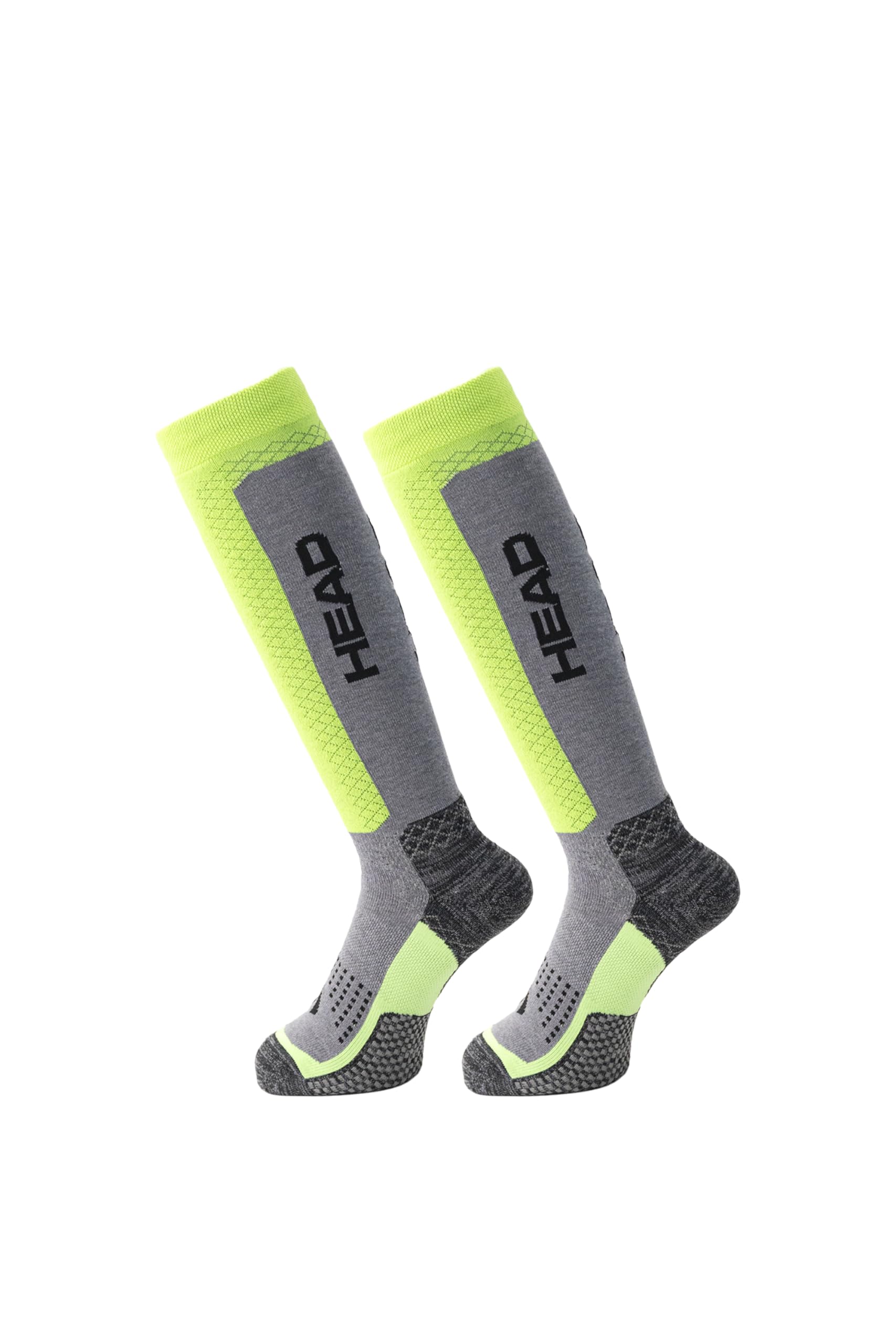 

HEAD Thick Winter Socks for and Outdoor Sizes 1 Pair Men s Skiing, Snowboarding, Activities, 25-28cm, Gray,