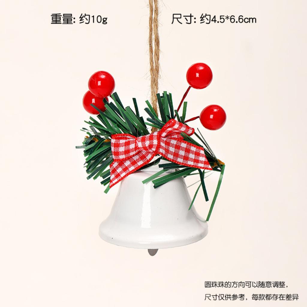 Christmas Wrought Iron Bell Ornaments, Christmas Tree Decorations, DIY Accessories, Props, Window Decorations
