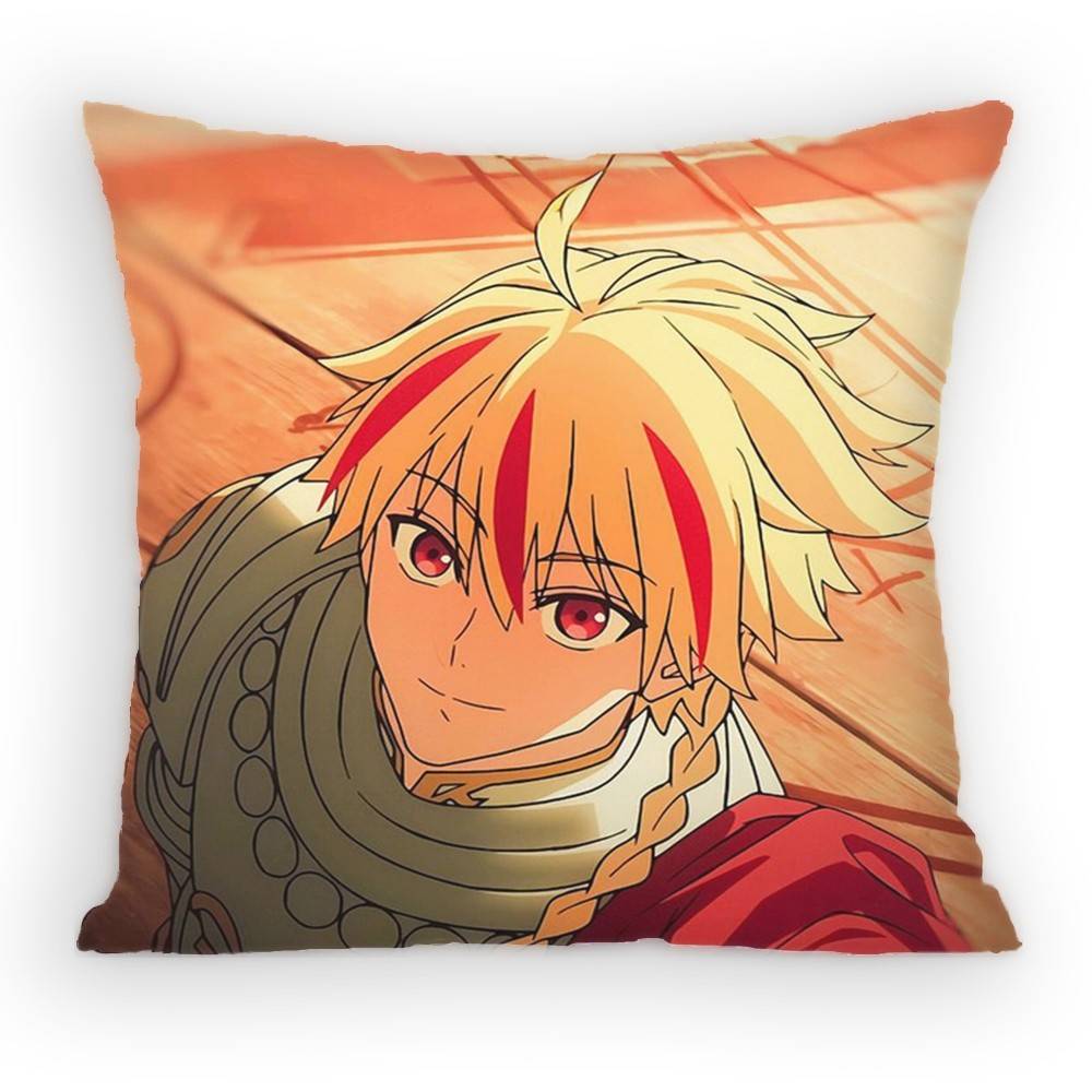 Richard I Saber Fate Strange Fake Pillow Case Anti-Dustmite Pillowcase Invisible Zipper Silky Sofa Cushion Cover For Bedroom