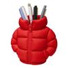 Rainbow Down Coat Pen Holder, 3D Printed Puffer Jacket Desk Organizer, Creative Storage for Stationery And Brushes