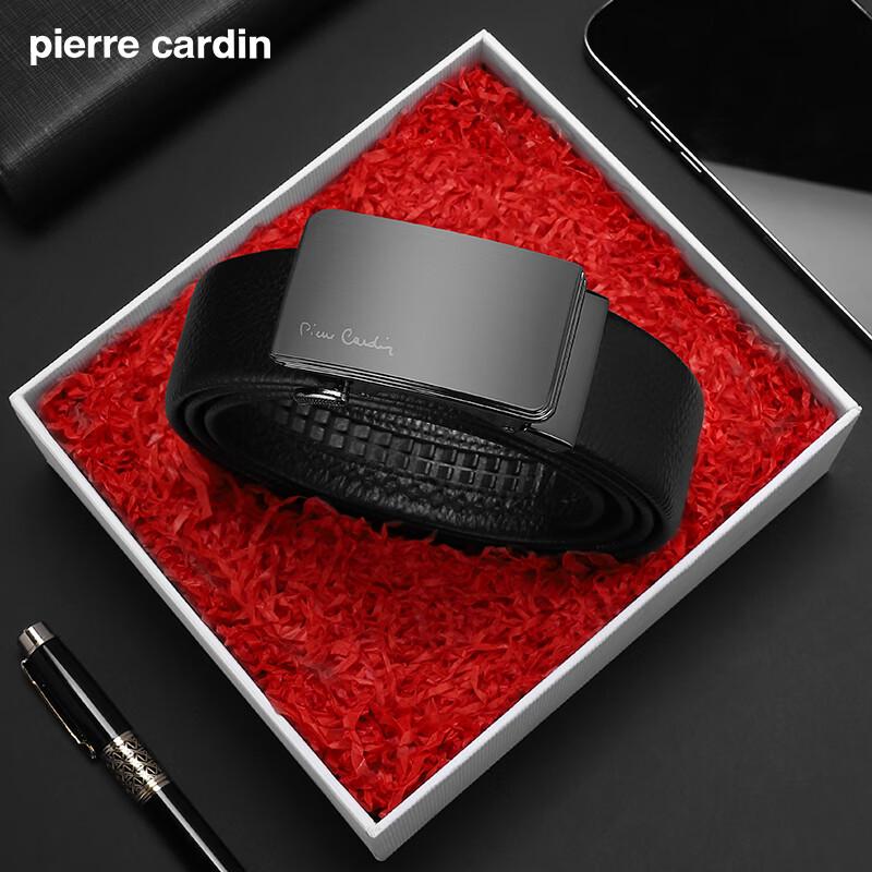 Pierre Cardin Men's Automatic Buckle Leather Belt