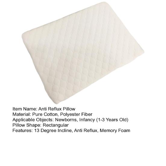 Infant Anti-vomiting Slope Pad Anti Reflux Colic Cushion Foam Pram Cot Bed 13