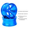 4pcs Aluminium Alloy Wheel Hub for Universal 110 Flat Running Drift RC CarBlue
