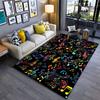 Colorful Musical Notes Pattern Suitable As a Non-slip Mat for the Living Room or Bedroom Sofa