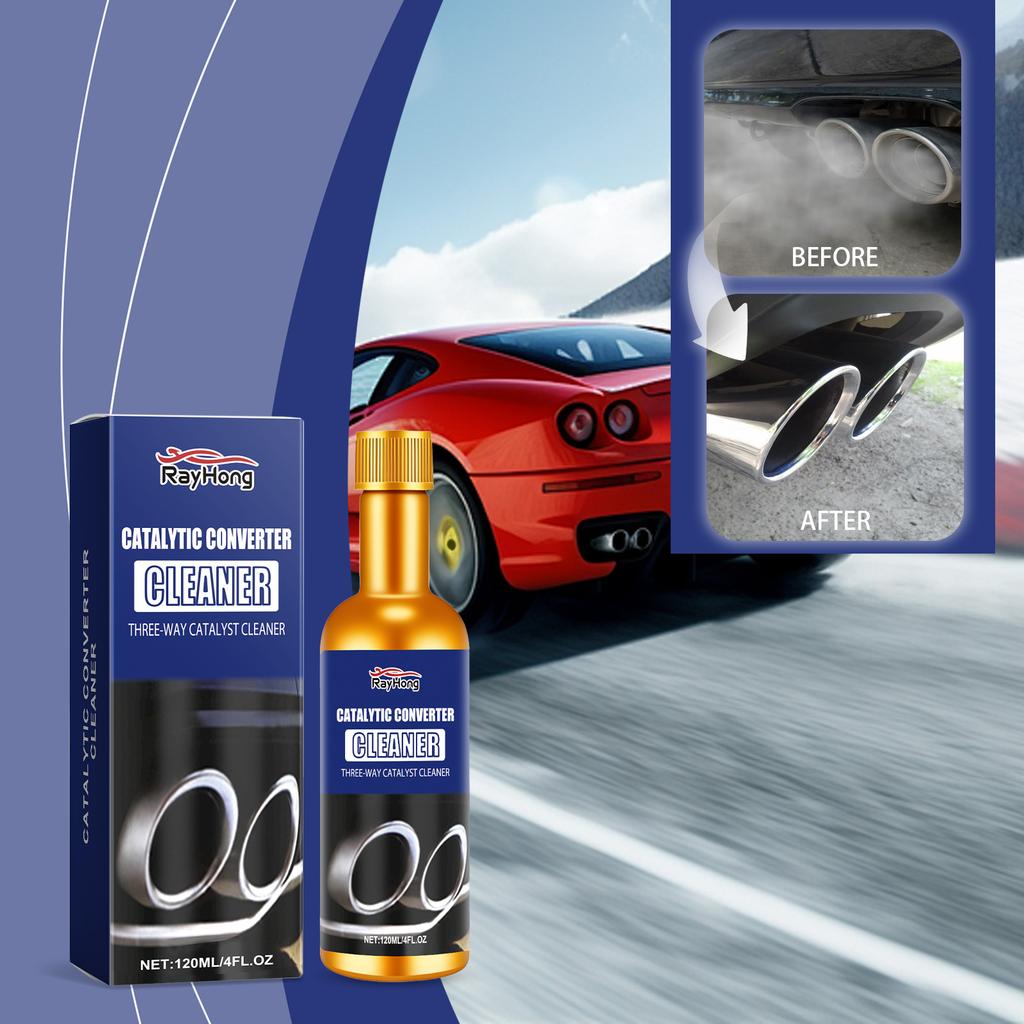 Rayhong 120ml Automotive Engine Carbon Cleaning Removal Agent for Maintenance Noise Reduction And Engine Protection