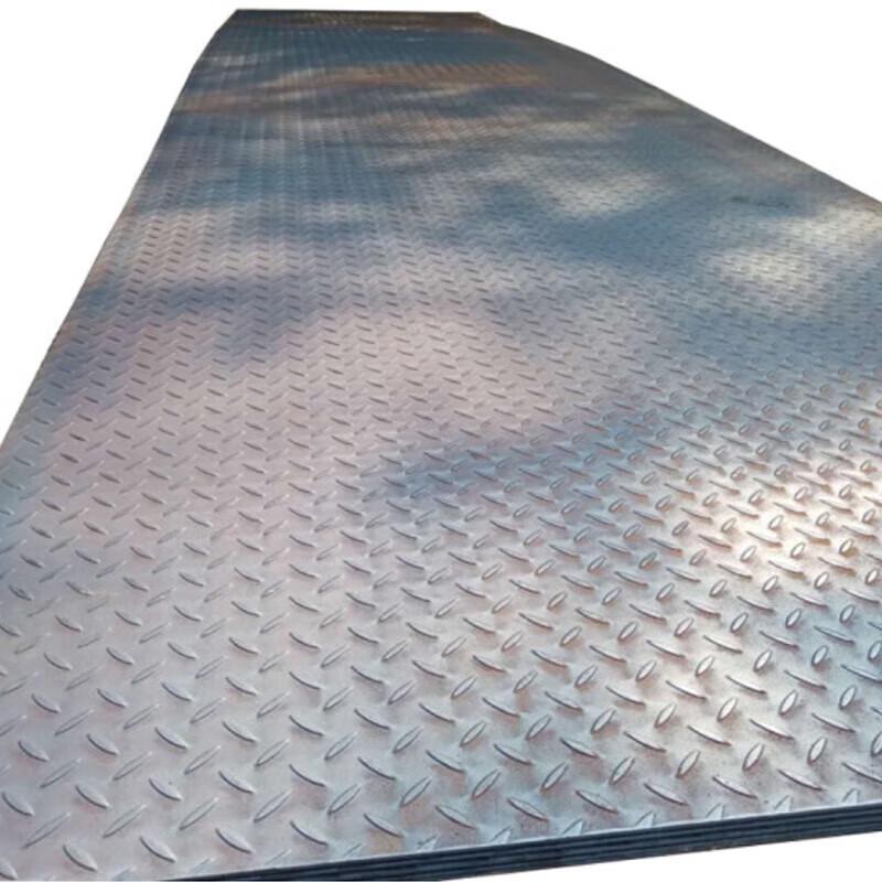 Anti-slip Laser Cut Black Pattern Steel Tread Plate