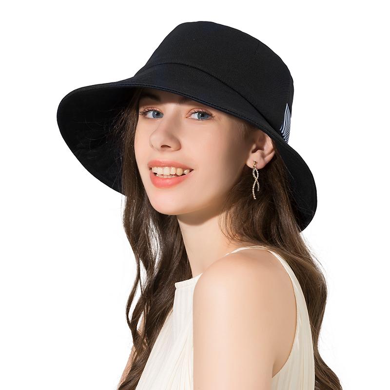 Women's Summer Stylish Bow Bucket Hat - UV Protection Windproof Cord Sun Cap, Breathable Outdoor Sun Hat
