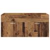Washbasin Cabinet with Storage Reclaimed Wood Particleboard