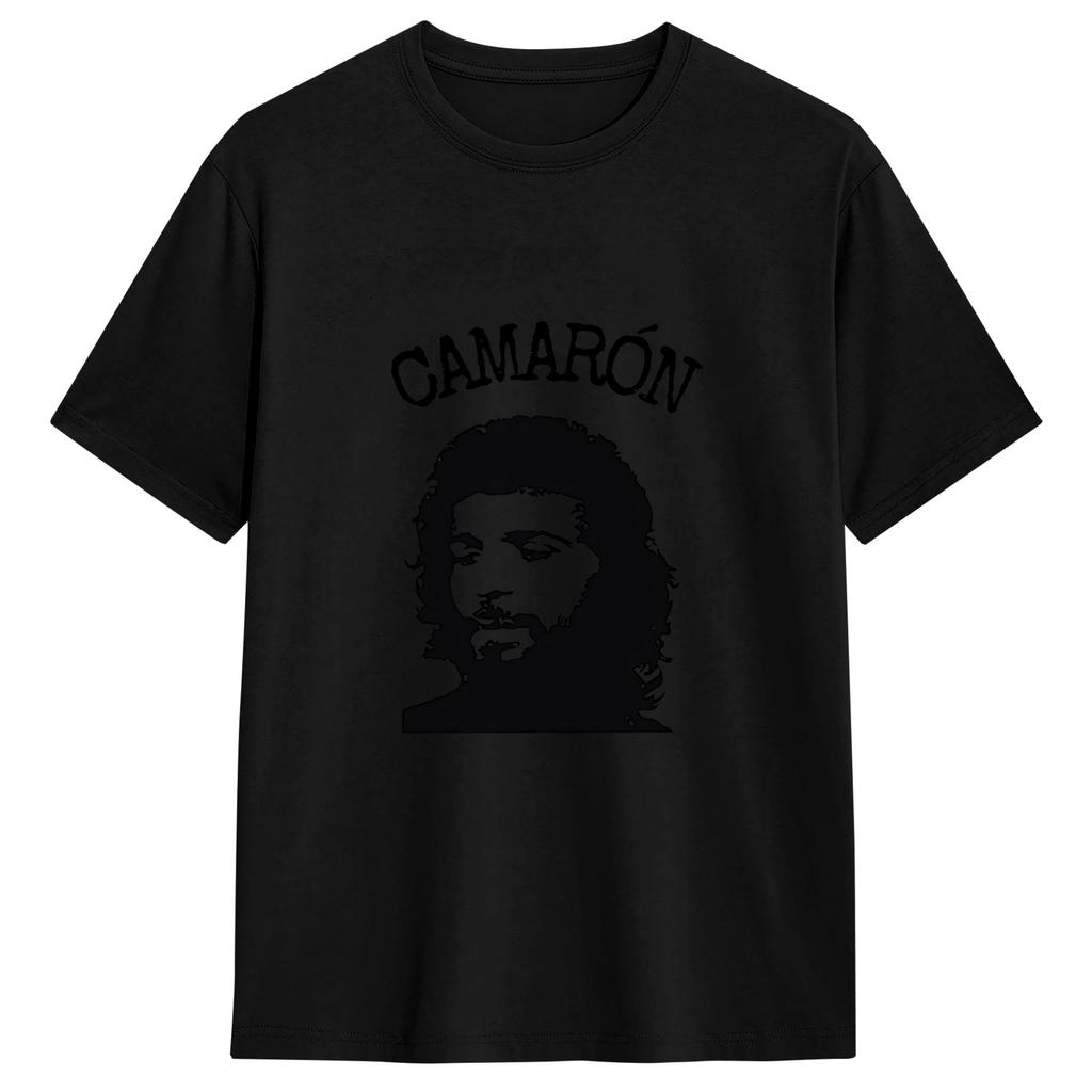 Camarone De La Isla T Shirt Summer Popular T Shirts Unisex Pure Cotton O Neck Oversized Tees Short Sleeve Vintage Tshirt