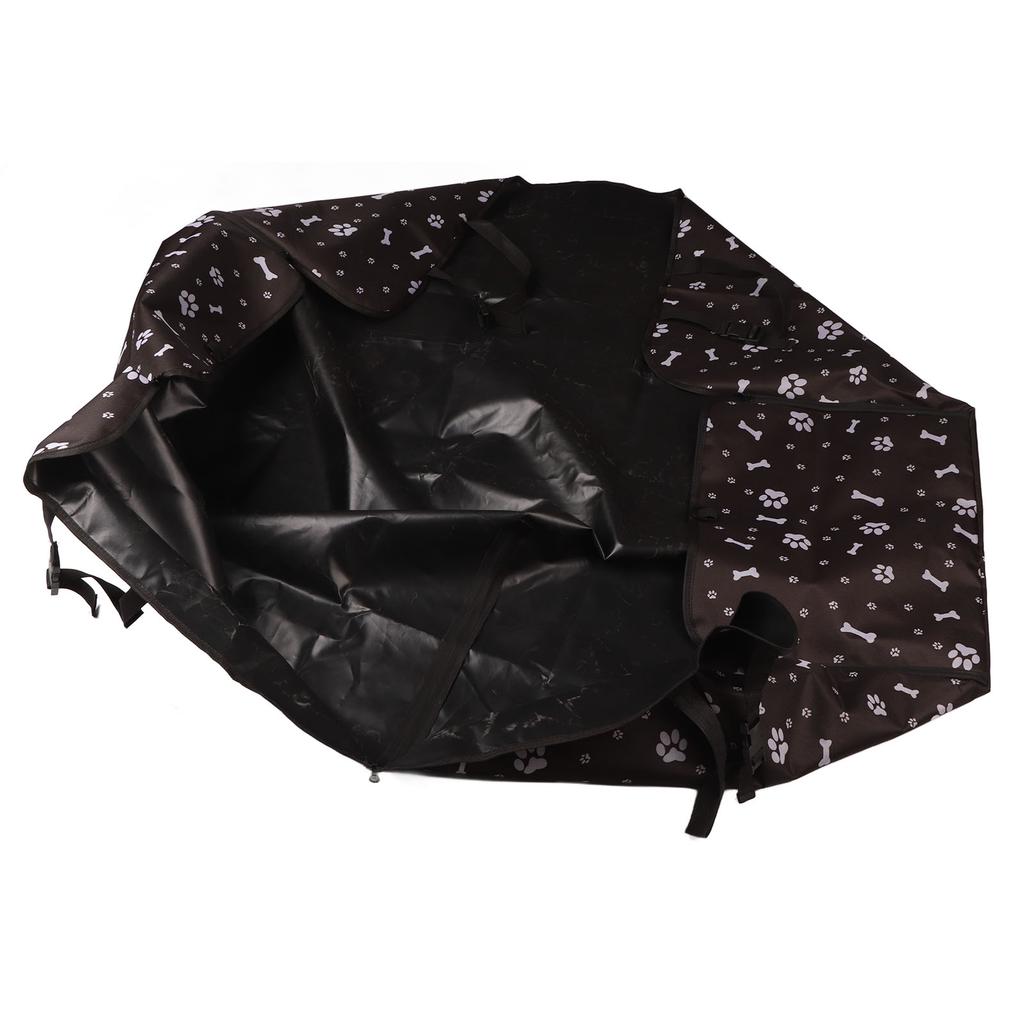 Pet Backseat Cover Waterproof Scratch Resistant Soft Dog Car Hammock for Trucks Vehicles