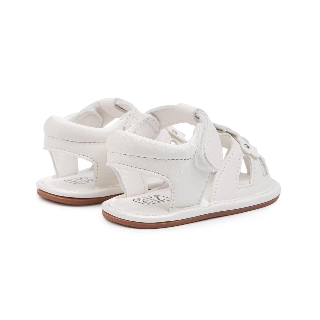 Letní dětské sandály: Sladké květinové vzory, měkké PU podrážky, ideální pro batolata.