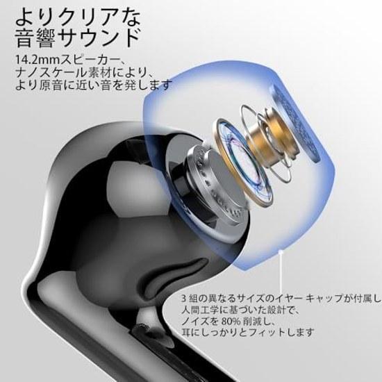Auricolari Bluetooth Auricolari Wireless2026 Ultimi AuricolariBluetooth 5.4 Cancellazione del Rumore in Chiamata ENC Connessione Istantanea Controllo Touch Qualità Audio HiFi