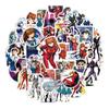 Evangelion Cartoon Stickers: 50 Waterproof Decals for Suitcases, Laptops, Guitars, Journals