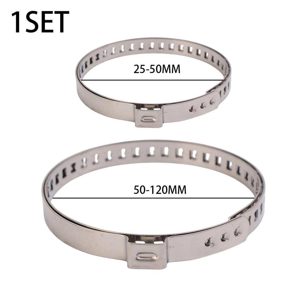 Stainless Steel Hose Clamp Adjustable Universal Clamp for Car Repair Radiator Air Intake CV Joint Boot Replacement CV Boot Clamp