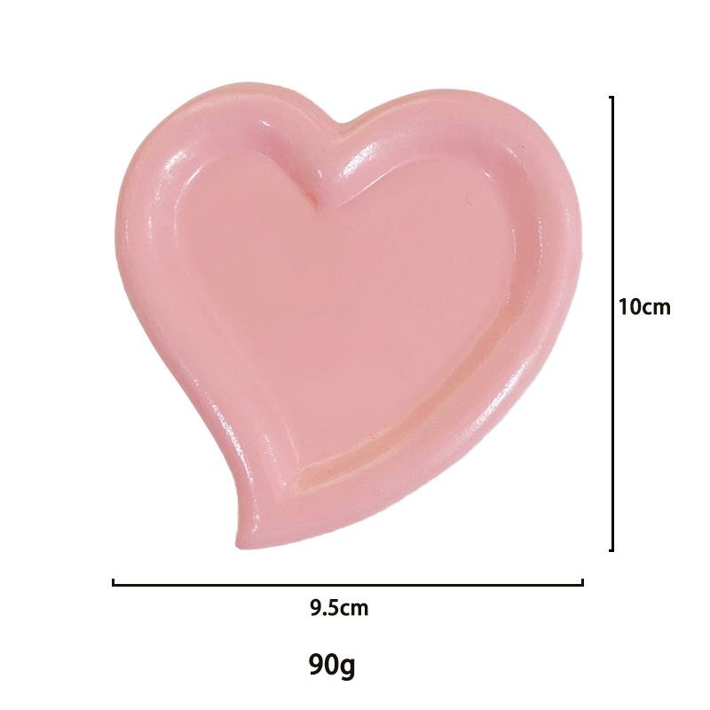 Kreative Harztabletts Heimdeko Schmuckschale Herz Wolkenform Aufbewahrungsplatte Organizer Uhren Schlüsselhalter Ohrringe Halsketten Schalen
