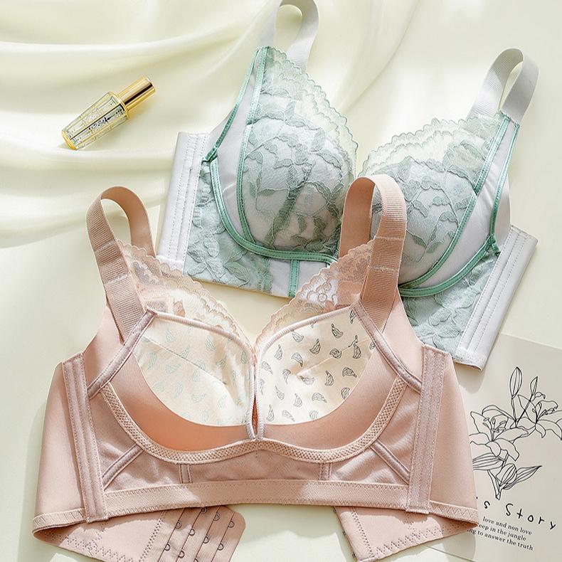 Thin Push Up Bra for Women Without Steel Rims Gathered Bra for Anti Sagging Oversized Bra
