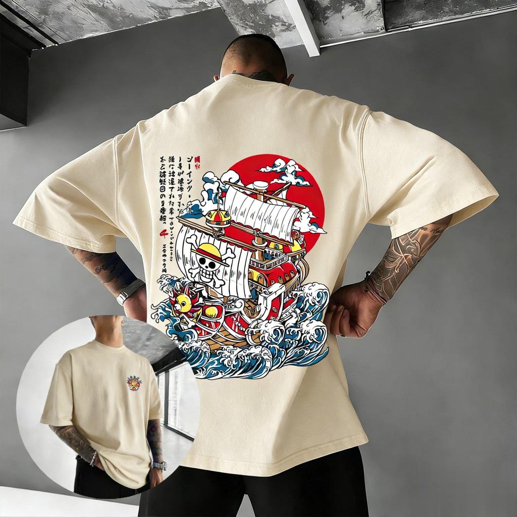 One Piece Anime T Shirt Men Women 2026 Summer Cotton Short Sleeve Tops Graphic Print Casual Streetwear Japanese Manga Tee Y2k