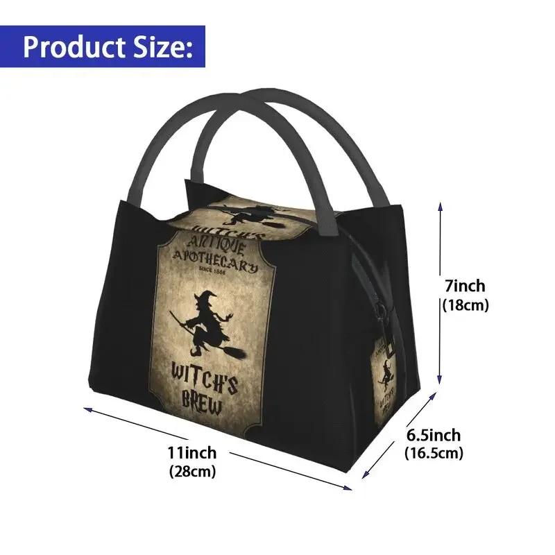 Halloween Insulated Lunch Tote Bag for Women Gothic Occult Thermal Cooler Food Lunch Box Office