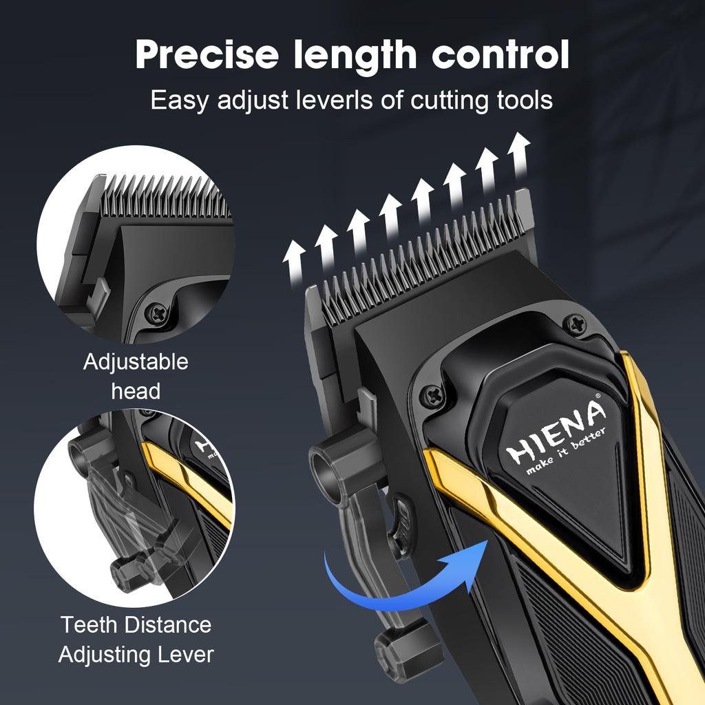 Professional Hair Clippers for Men Premium Home Haircut Kit Cordless Hair Cutting Clippers and Trimmers Set Trimmer for Men