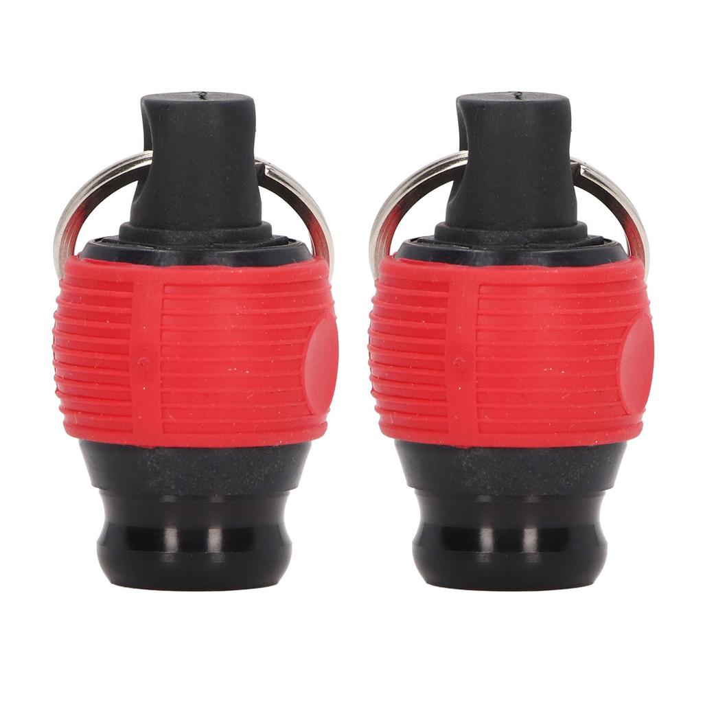 2Pcs Screwdriver Bit Holder Quick Fix Release Wear Resistant Bit Keychain for 14in Dia Tools Red