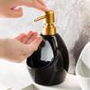 Press Pump Ceramic Lotion Bottle 480ml Capacity Bath Lotion Pump Jar  Hotel Bathroom