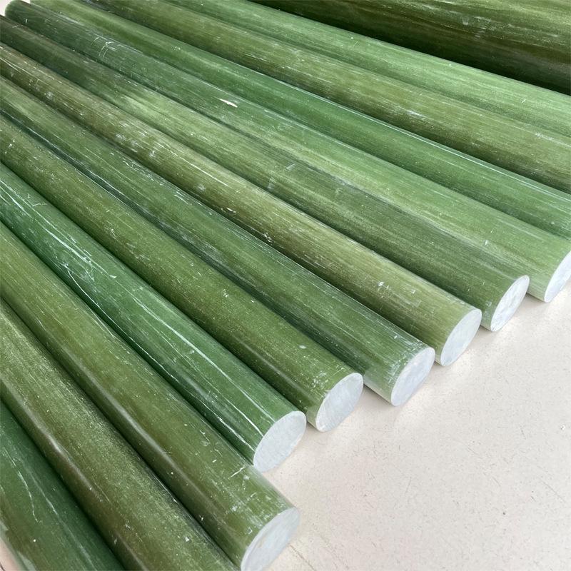 Water Green FR4 Epoxy Glass Fiber Resin Rod, Extruded, Large Diameter (8090100110)