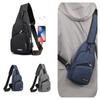 New Arrival Men's Chest Bag Stylish And Lightweight Suitable For Casual Travel Waterproof Canvas Material