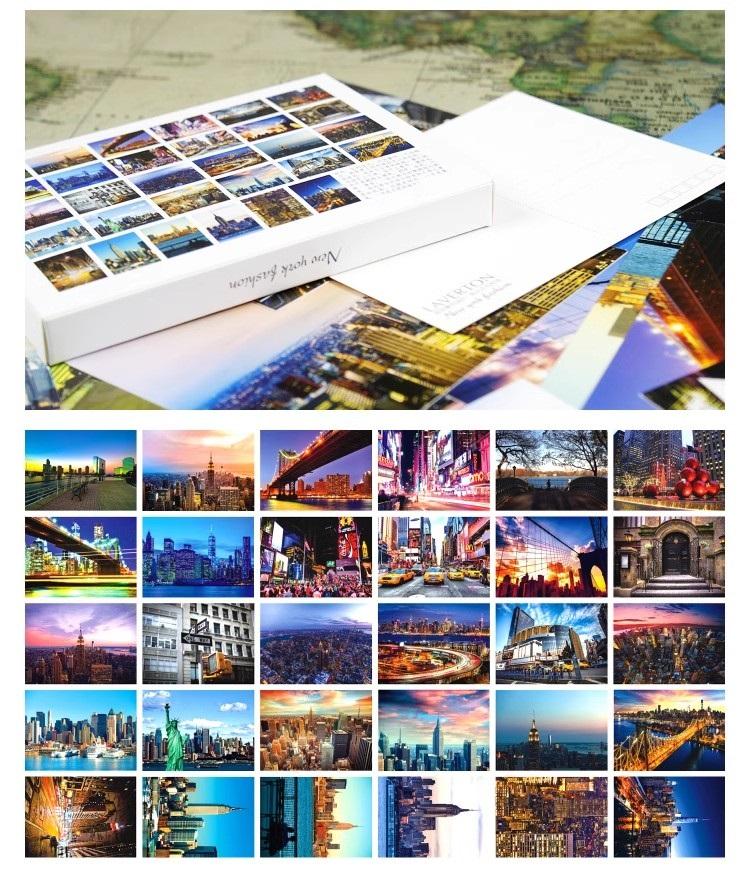 30 Blätter/Los Mach eine Reise nach New York Postkarte INS-Stil Reise Landschaftsfotografie Grußkarten Mode Geschenk