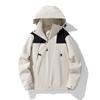 Windproof Waterproof Spring Autumn Outdoor Jacket for Men and Women - Trendy Youth Style, Ideal for Mountaineering and Outdoor Activities.
