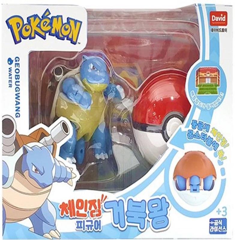 

Покемон Бластойз Фігурка, що змінюється, та Монстр-Бол / Корейська іграшка 1pc