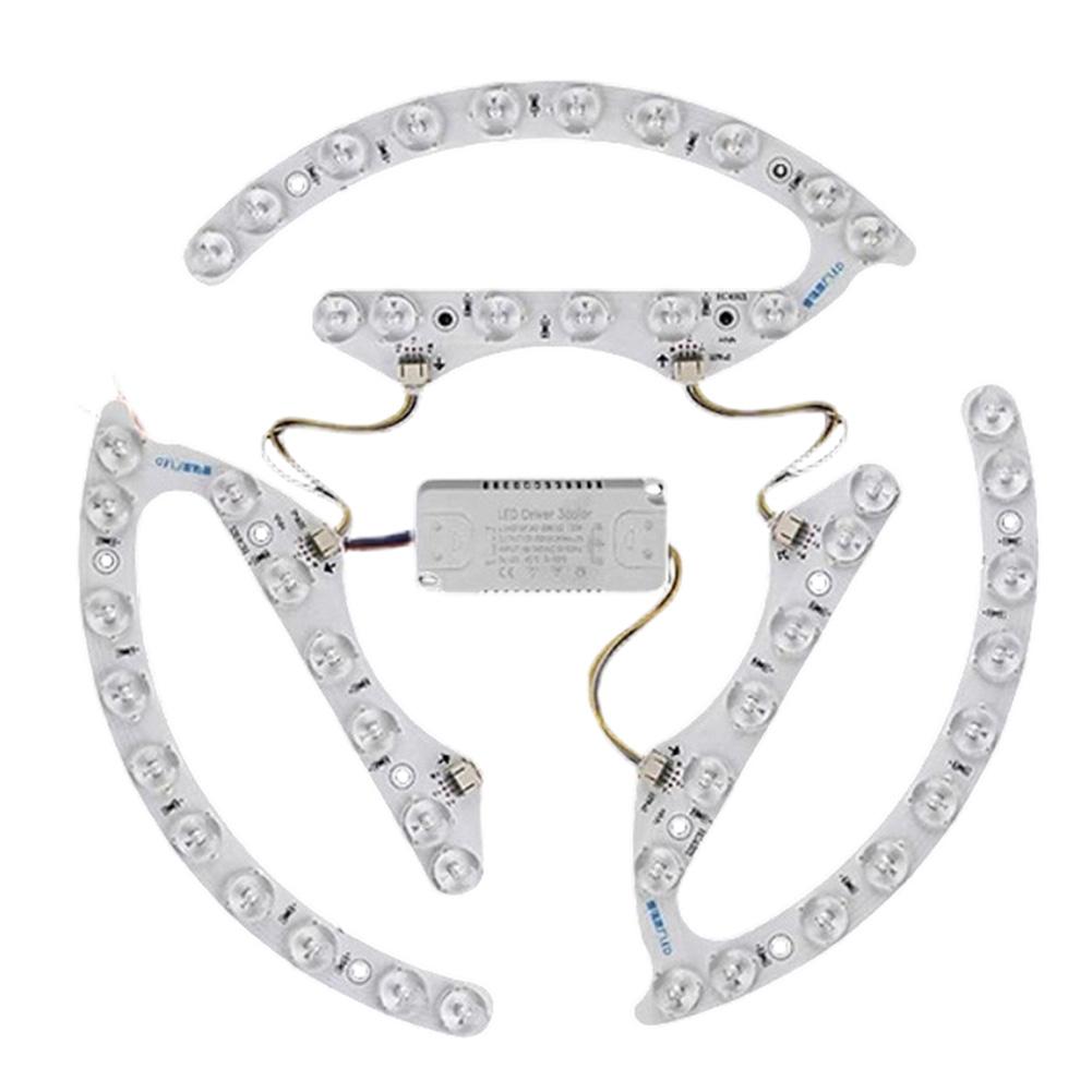1pc LED Ceiling Light Module 3-Color Dimming 220V Led Light Panel 72W 96W Magnetic Installation LED Panel Module