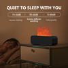 Farbenfroher Flammen-Luftbefeuchter mit Umgebungsnachtlichtern 3-Positionen-Timer-Schalter Fernbedienung USB Ätherisches Öl Aroma-Diffusor