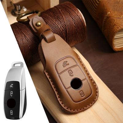 Leder Auto Smart Key Case Cover Shell für Mercedes Benz ACES Klasse GLS GLA GLC CLS W205 W222 W213 W177 x167 Zubehör