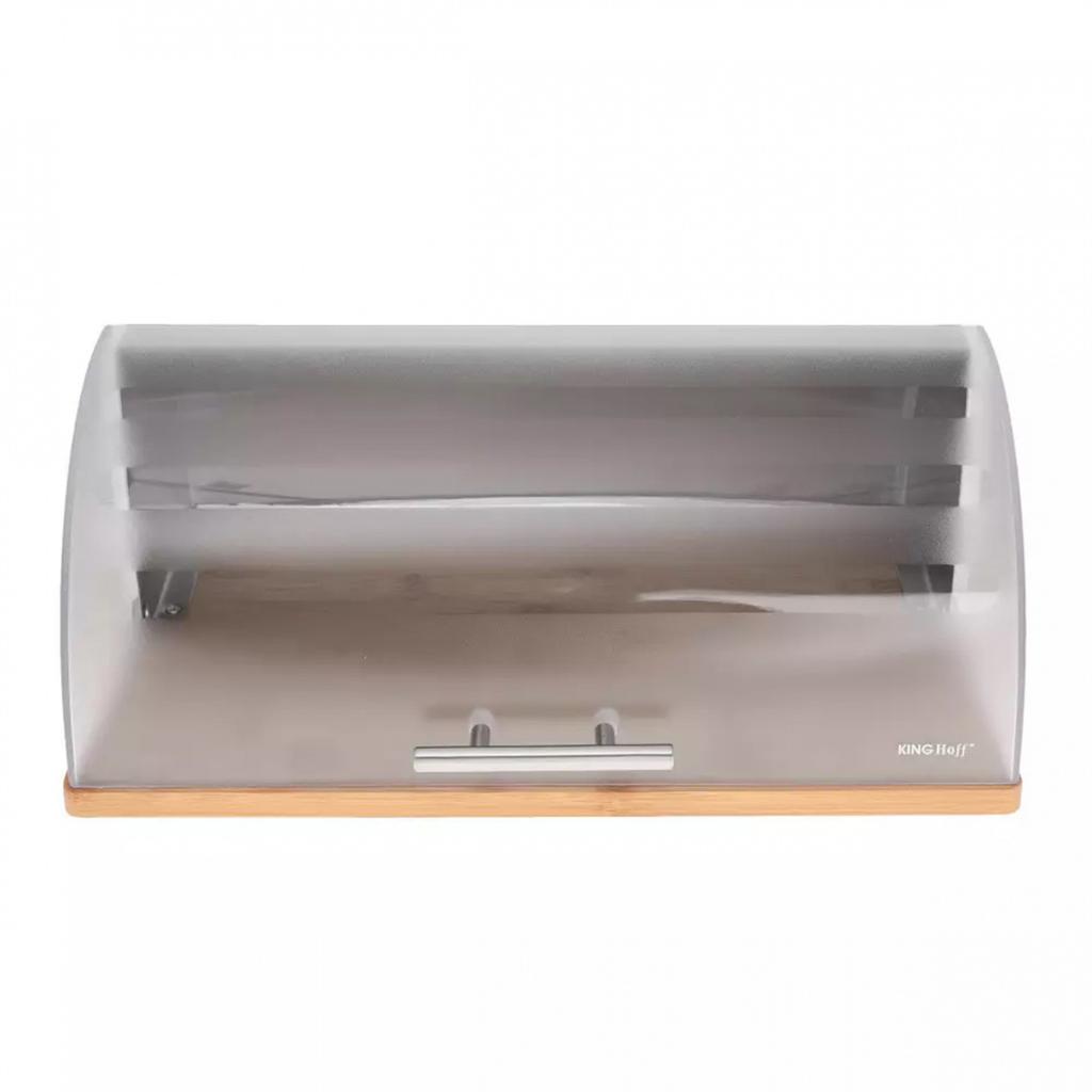 KINGHOFF KH-3210 BAMBOO-ACRYLIC BREAD BOX