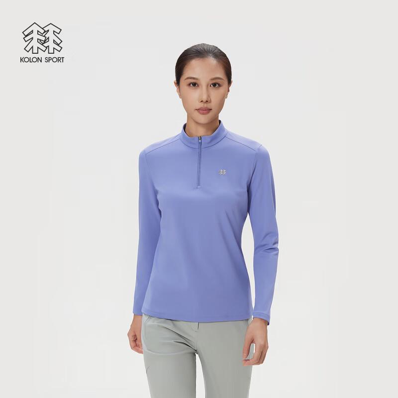 KOLON SPORT Women's Half-Zip Microfleece Long-Sleeve Top