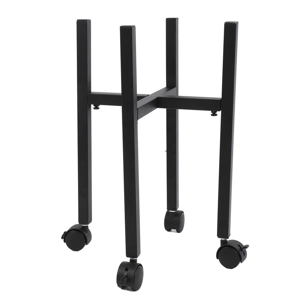 Suporte de Metal para Plantas Ajustável Removível Moderno Suporte para Vaso de Plantas com Rodas para Jardim Pátio