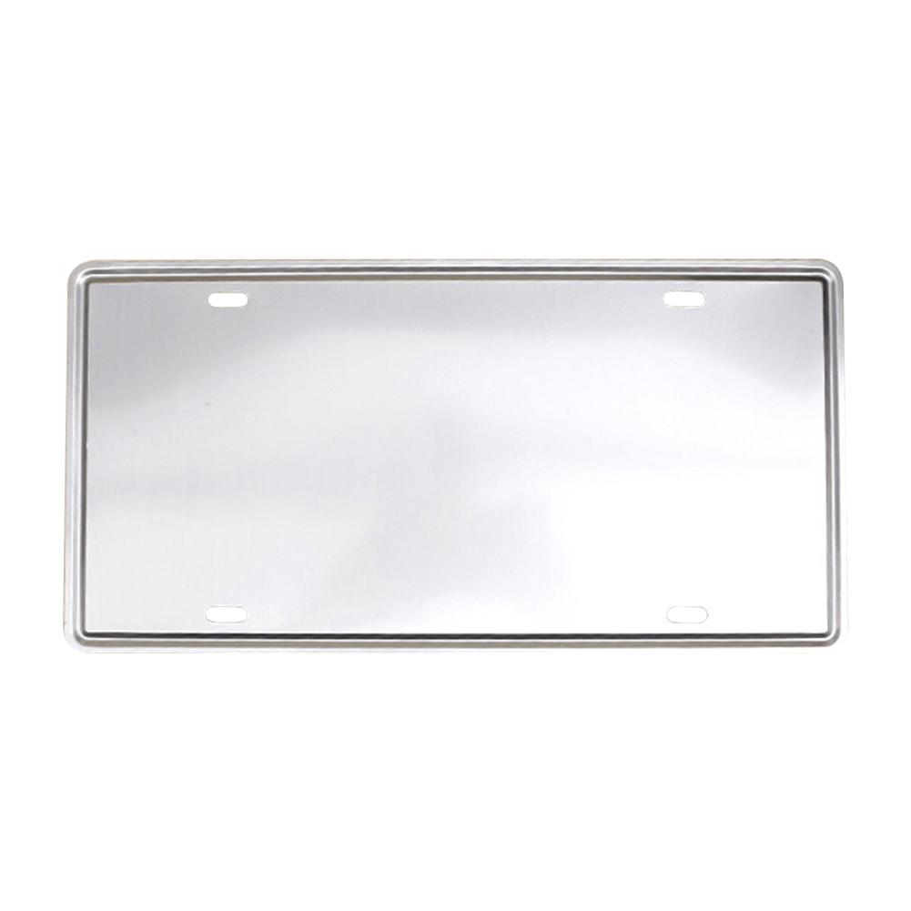 Vintage-Metallplatte Lizenz Rechteckig Eisen Gemälde Wandkunst Heimdekoration 30