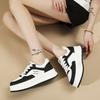 Stepping On Shit Leather Little White Shoes Women's 2025 Spring New Versatile Platform Sports Board Shoes Non-slip Waterproof Sports Shoes