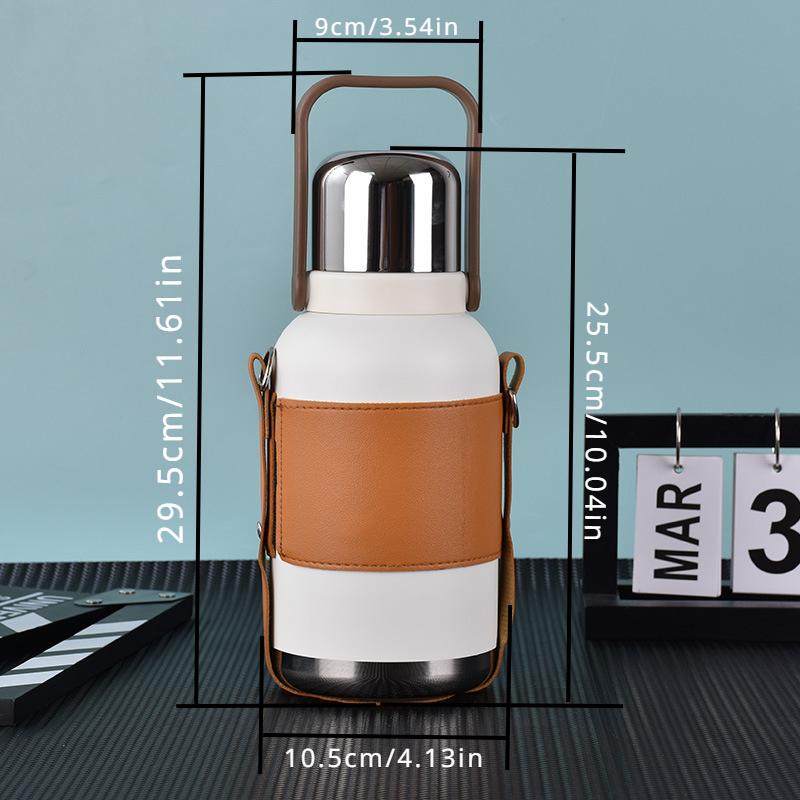 Stainless Steel Insulated Water Bottle Portable Large Capacity Vacuum Water Bottle For Office Camping Cycling