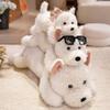 45cm Cute Schnauzer West Highland Dogs Dolls Kawaii Soft Stuffed Plush Throw Pillow High-Quality Home Decor Birthday Gift