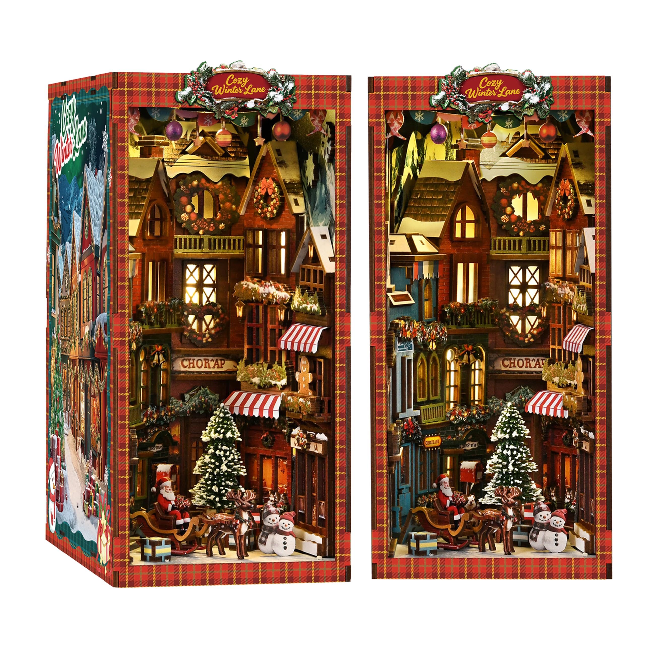 

Dollhouse Book Nook Book Nook Series Miniature Children Night Kit, House, DIY, 3D, Handmade, Wooden, Hobby, Gift, Present, Christmas, Adults, (Holy
