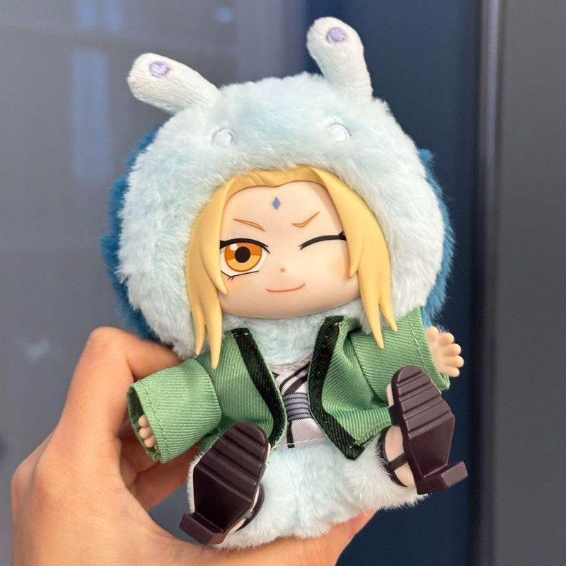 Anime Vinyl Plush Doll Konohagakure San'in Jiraiya Orochimaru Tsunade Stuffed Toy Bag Pendant