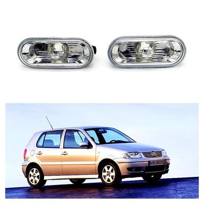 2 pièces Pour VW Polo 2000 2001 2002 2003 2004 2005 Style de voiture Feu de position latéral Clignotant Lampe Répéteur