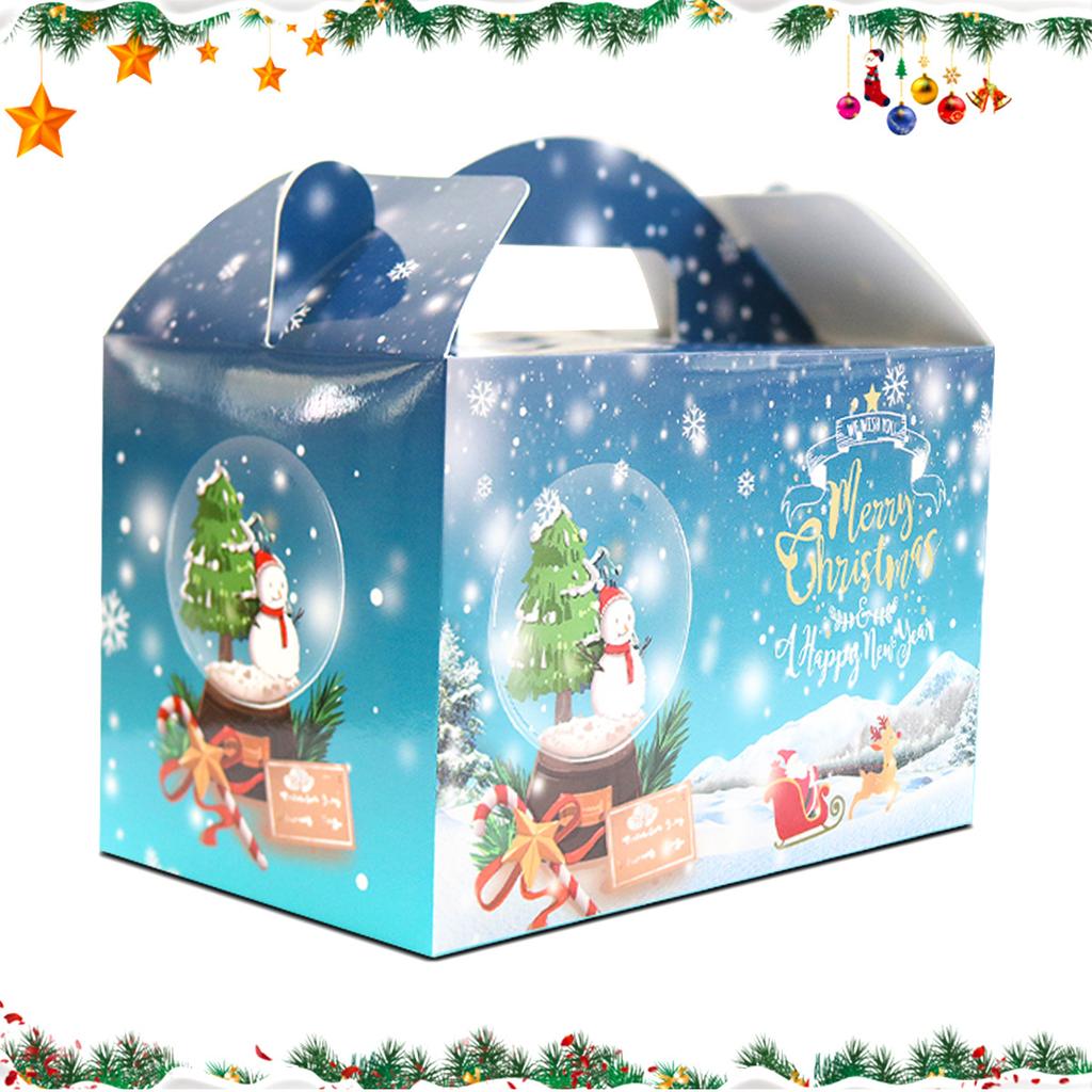 Christmas Decoration Cartoon Gift Box Candy Box Gift Box Carton Apple Gift Box Customization