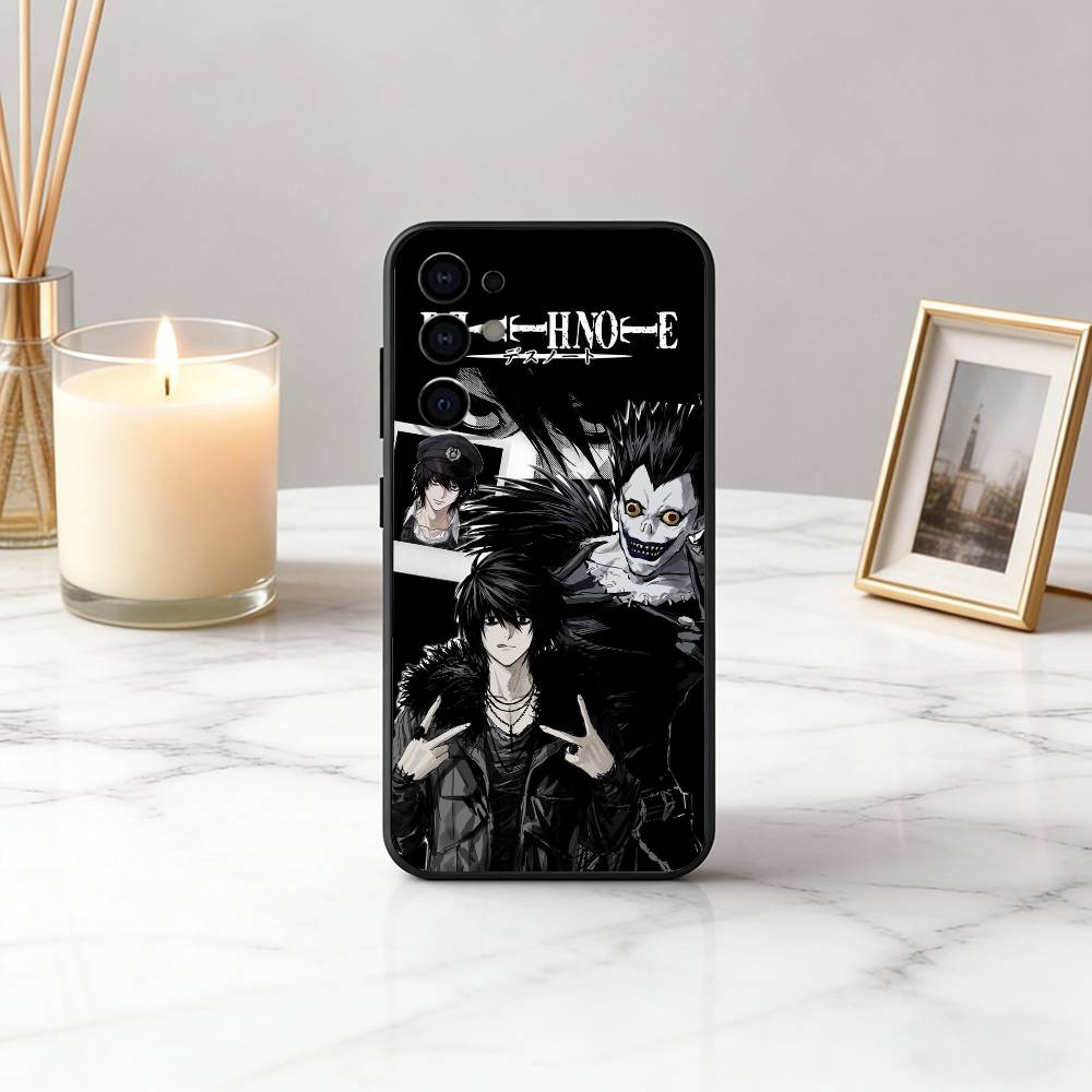 D-Death N-Note L Lawliet-DNLL Phone Case For Samsung S25,S24,S21,S22,S23,S30,Ultra,S20,Plus,Fe,Lite,Note,10,Black Cover