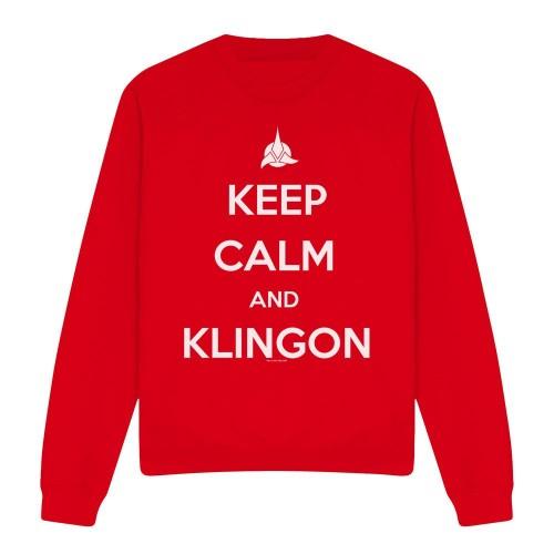 STAR TREK Unisexová klingonská mikina pro dospělé Calm