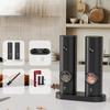 2 Pcs Electric Pepper Grinder Set Electric Salt and Pepper Grinder Automatic Pepper Mill Battery-Powered Operation