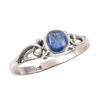 Natural Kyanite Gemstone Handmade 925 Sterling Silver Jewelry Ring Size 7 Q1v69